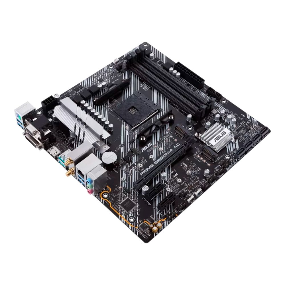 Placa-Mãe ASUS PRIME B550M-A AC, AMD AM4, mATX, DDR4, Wi-fi, Preto - 90MB15K0-M0EAY0 - view 5