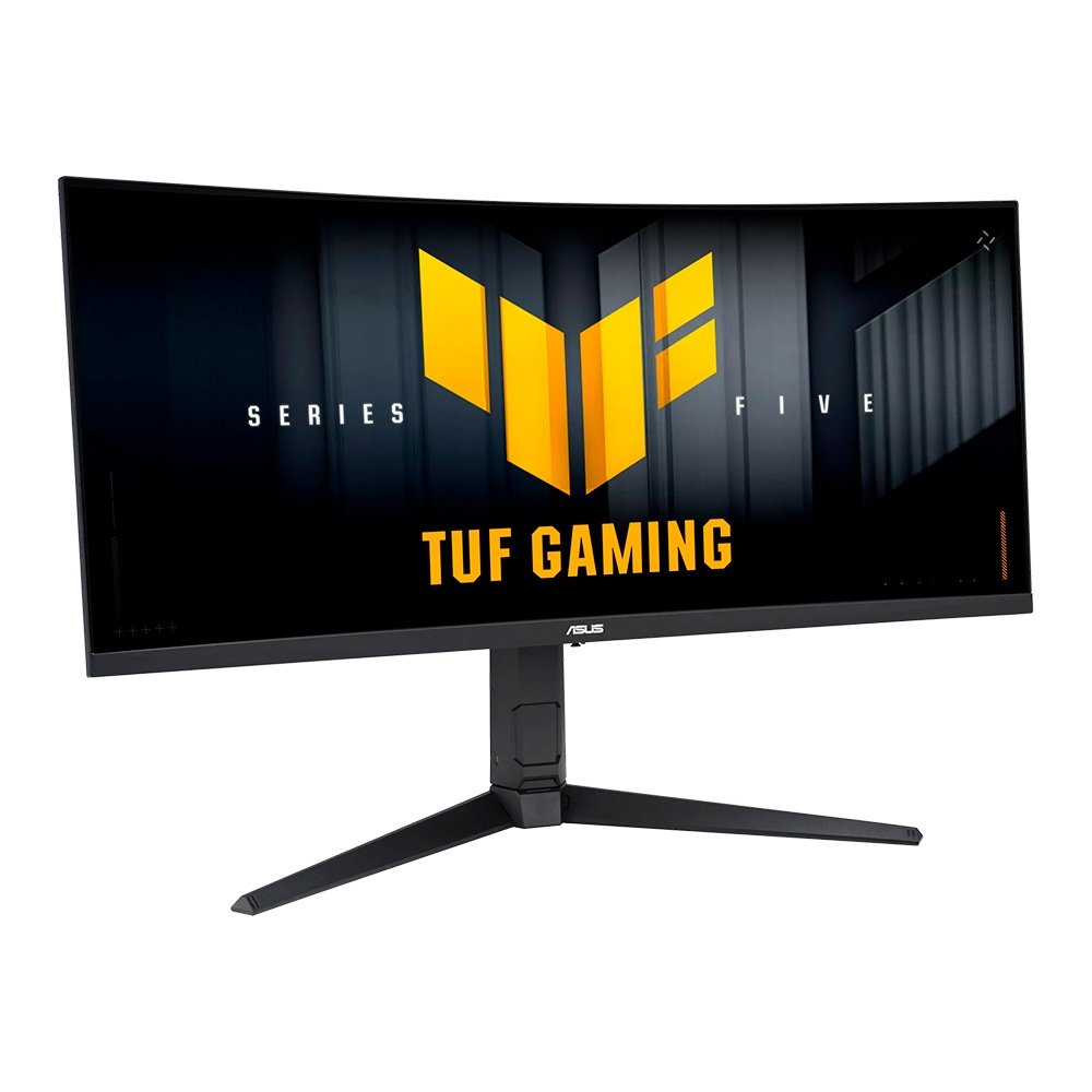 Monitor Gamer Curvo ASUS TUF 34, WQHD, 250Hz, 0.5ms, Fast VA, FreeSync Premium, Altura Ajustável, Som Integrado, Preto - VG34WQML5A - view 2