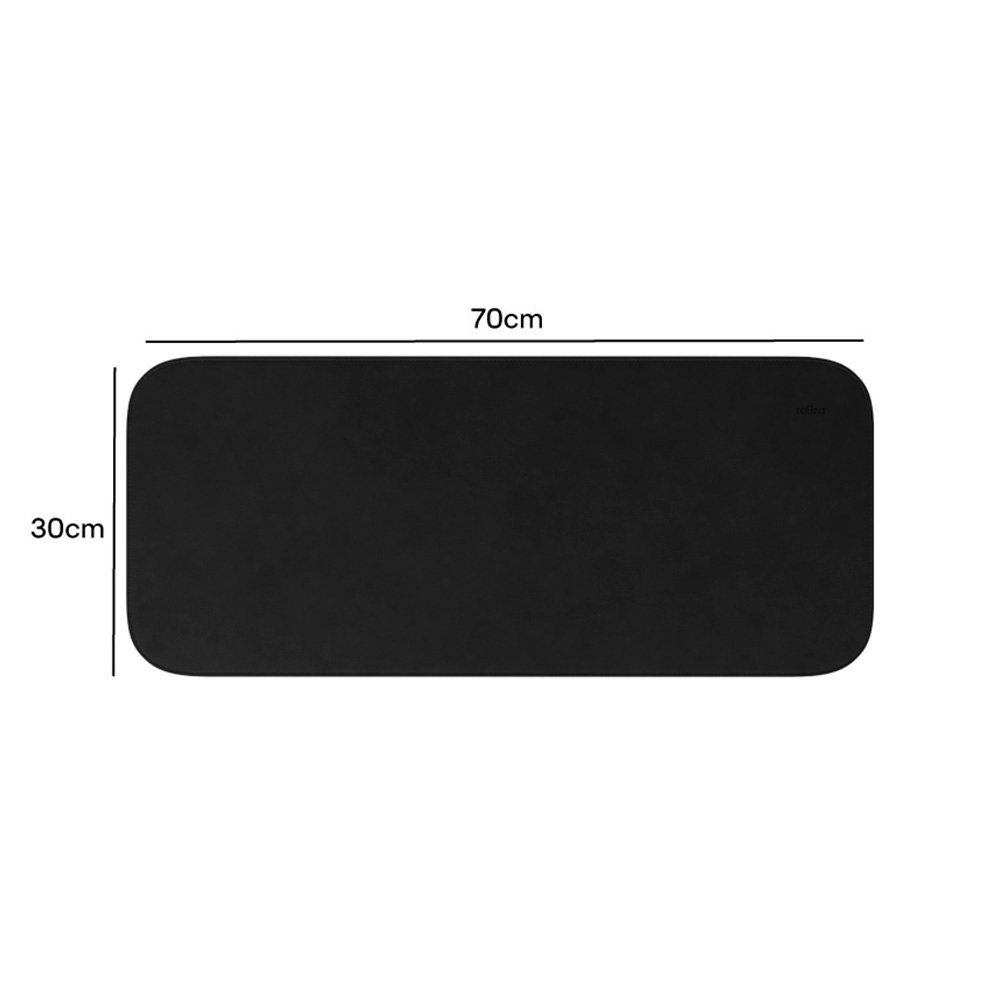 Deskpad Reliza, Estendido, 300x700mm, Courino Preto - ( Balão.info - foto 2