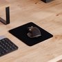 Mousepad Reliza, Retangular, Pequeno, 210x175mm, Courino Preto - 11063