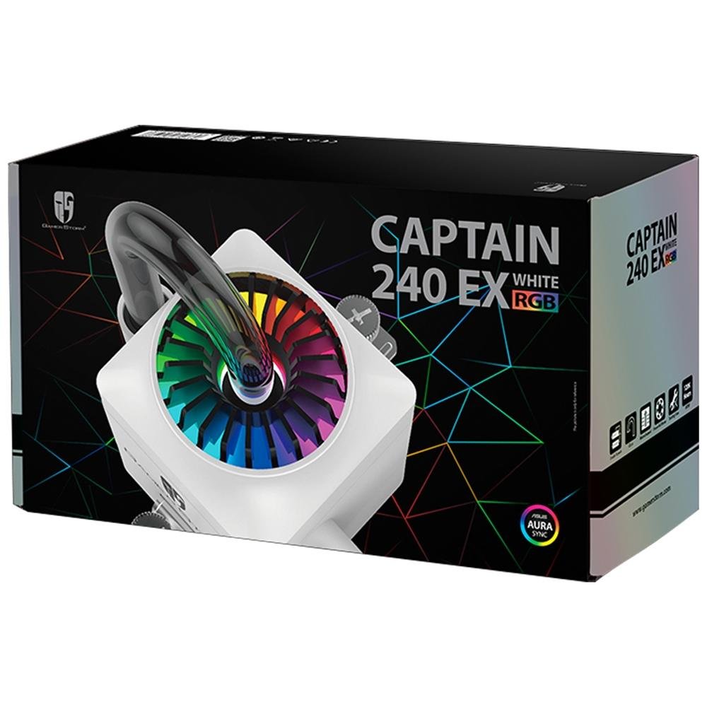 WaterCooler Deepcool Captain 240EX White RGB WaterCooler Deepcool Captain 240EX White RGB
