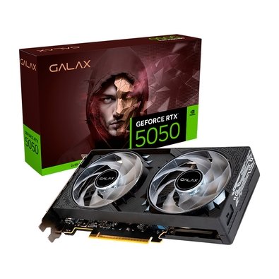 Placa de Vídeo GALAX NVIDIA GeForce RTX 5050 1-Click OC, 8GB, GDDR6, 128-Bits, Ray Tracing, DLSS 4 - 55NSL8MHDXRE