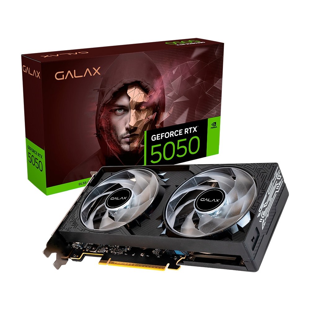 Placa de Vídeo Galax RTX 5050 1-Click OC 8GB