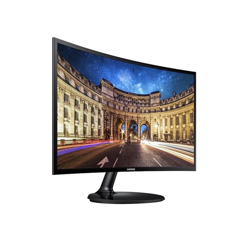 Monitor Curvo Samsung 27", FHD, 60Hz, VA, HDMI e VGA, FreeSync, Preto - LC27F390FHLMZD