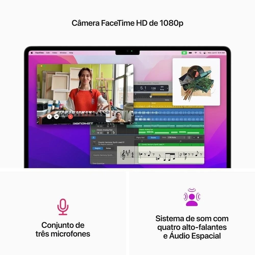 MacBook Air M2 24GB 512GB Meia-Noite | KaBuM!