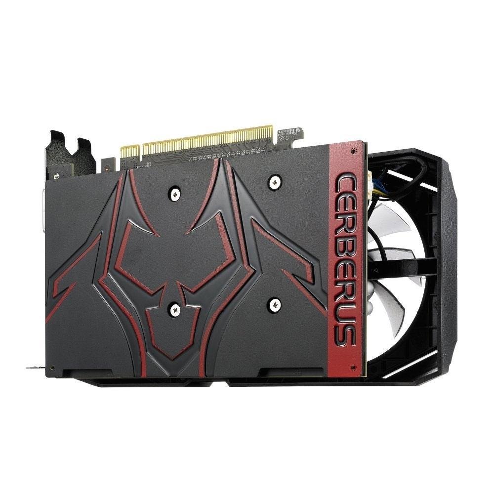 Placa de Vídeo GTX 1050 Ti Asus NVIDIA GeForce OC Cerberus, 4GB GDDR5 - CERBERUS-GTX1050TI-O4G