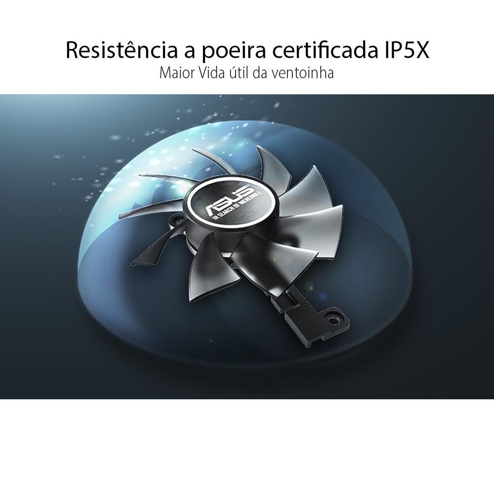Imagem 10 de 12 do produto Placa de Vídeo GTX 1050 Ti Asus NVIDIA GeForce OC Cerberus, 4GB GDDR5 - CERBERUS-GTX1050TI-O4G