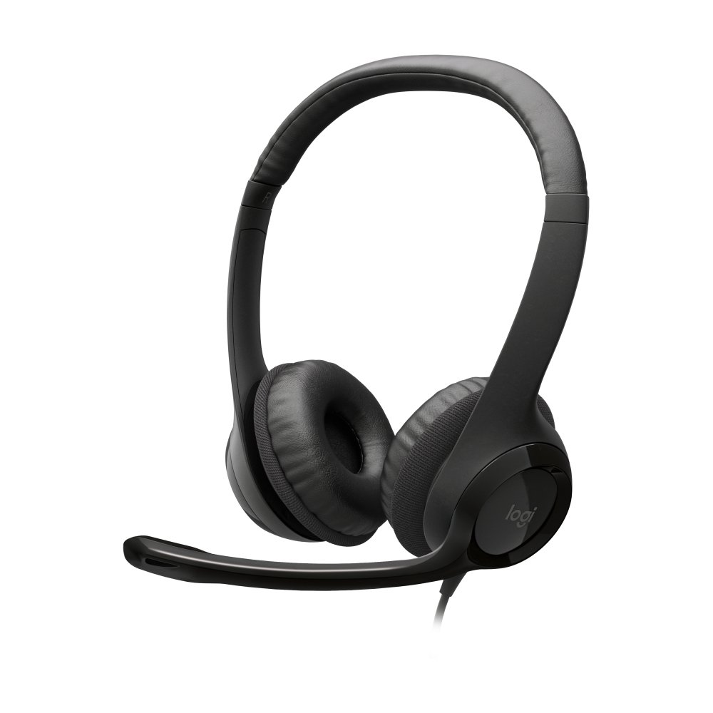 Headset com fio USB ( Balão.info) H390 com Almofadas, Controles de Áudio Integrado e Microfone com Redução de Ruído - 981-( Balão.info - foto 2
