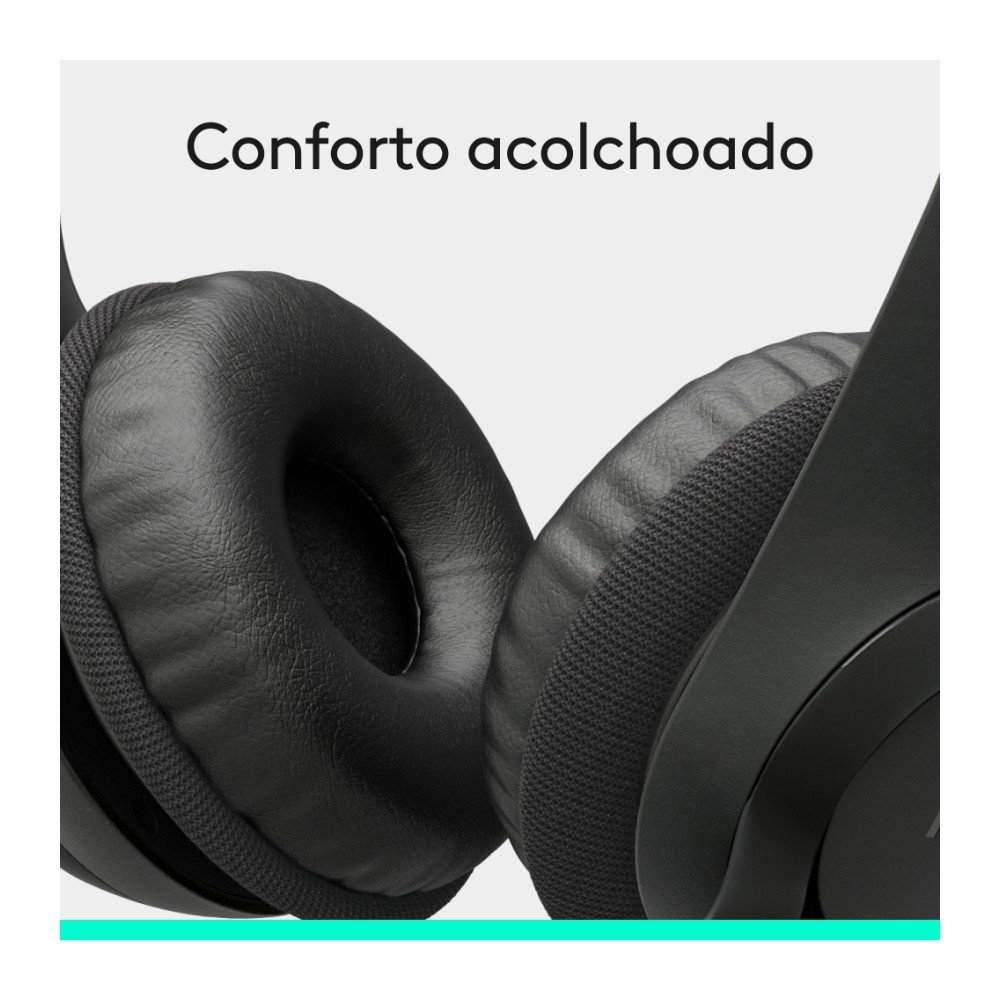 Headset com fio USB ( Balão.info) H390 com Almofadas, Controles de Áudio Integrado e Microfone com Redução de Ruído - 981-( Balão.info - foto 8