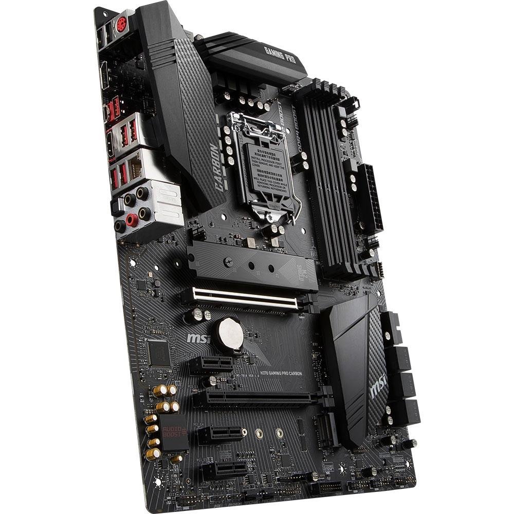 Imagem 7 de 10 do produto Placa-Mãe MSI H370 Gaming Pro Carbon, Intel LGA 1151, ATX, DDR4
