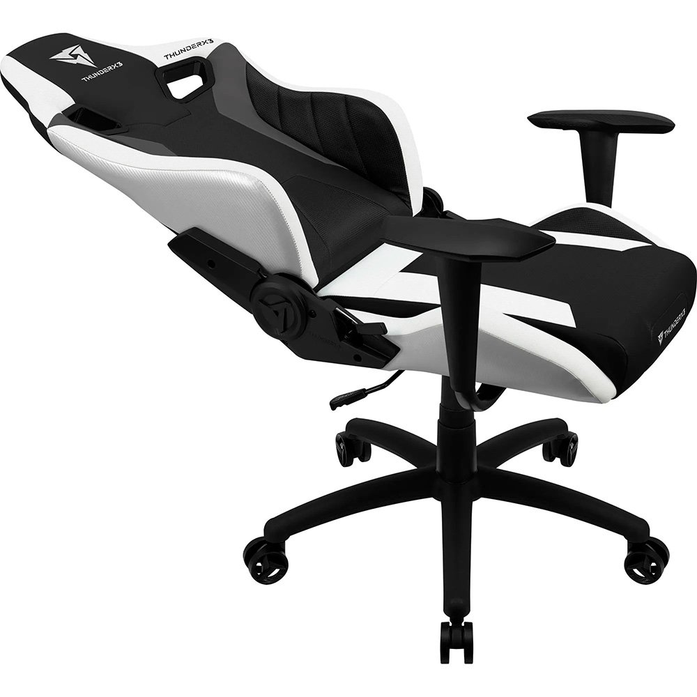Cadeira Gamer ThunderX3 XC3, Até 120Kg, Reclinável, Com Almofadas, Cilindro de Gás Classe 4, Branca - 78310 - view 6