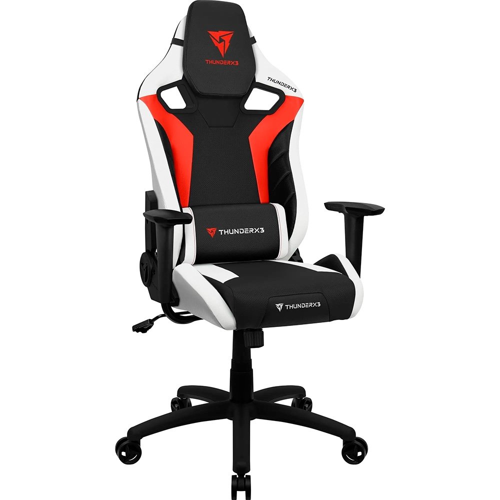 Cadeira Gamer ThunderX3 XC3, Até 120Kg, Reclinável, Com Almofadas, Cilindro de Gás Classe 4, Preta e Vermelha - 78312 - view 2