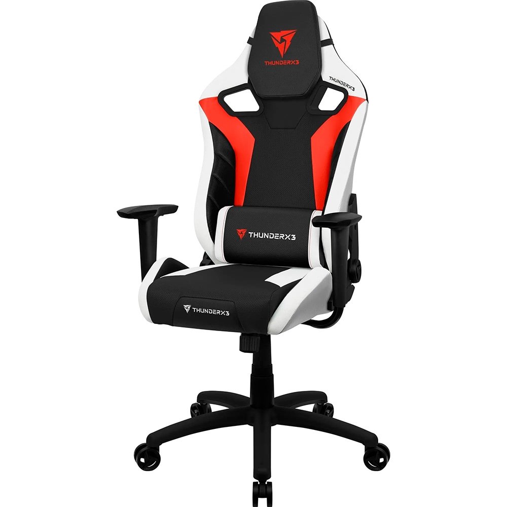 Cadeira Gamer ThunderX3 XC3, Até 120Kg, Reclinável, Com Almofadas, Cilindro de Gás Classe 4, Preta e Vermelha - 78312 - view 3