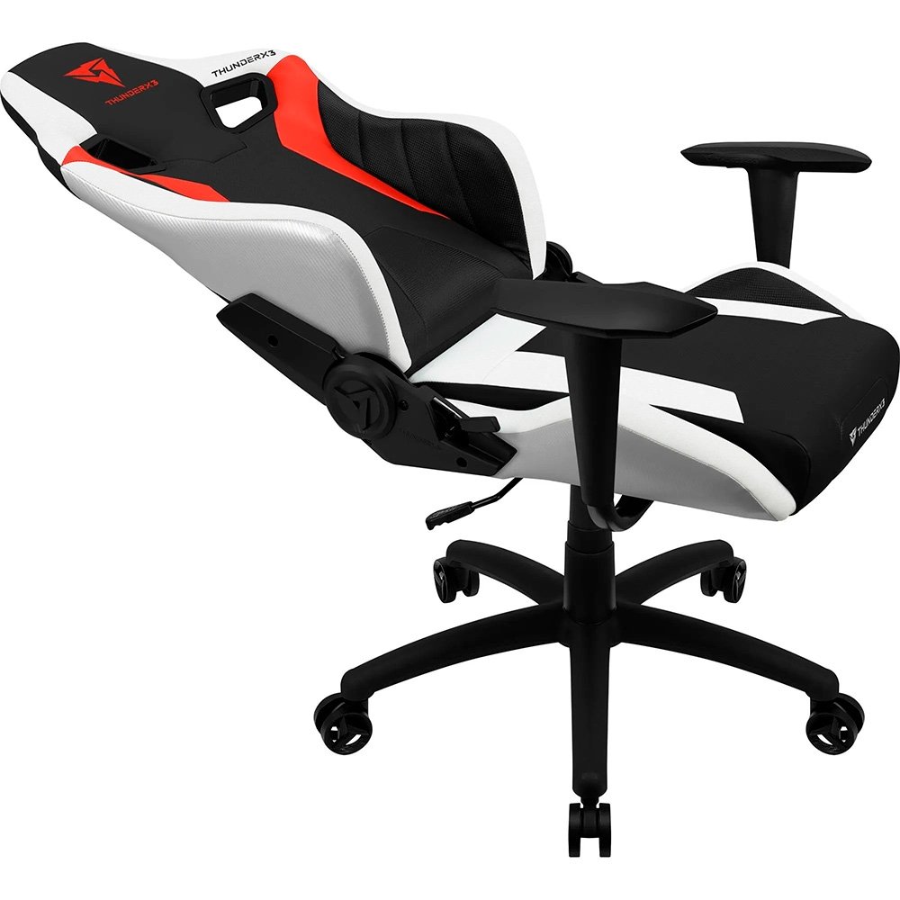 Cadeira Gamer ThunderX3 XC3, Até 120Kg, Reclinável, Com Almofadas, Cilindro de Gás Classe 4, Preta e Vermelha - 78312 - view 6