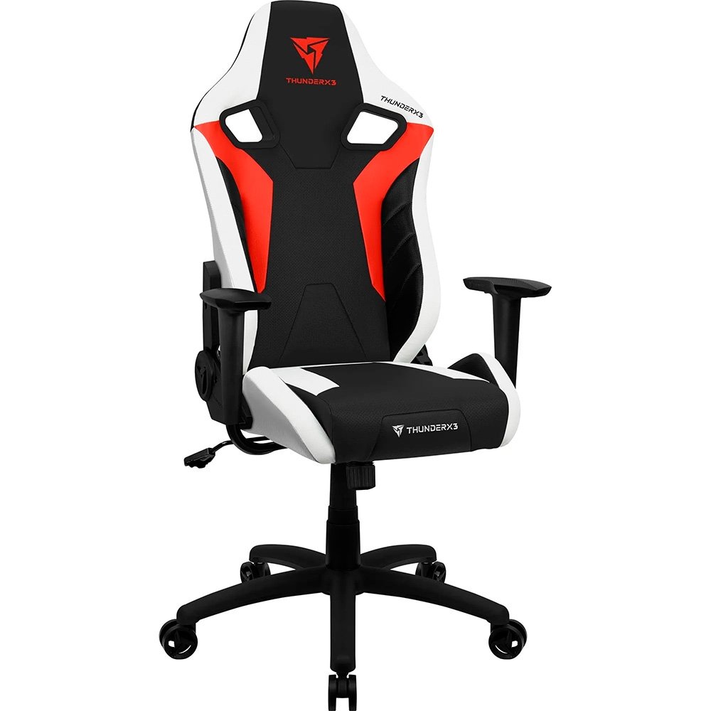 Cadeira Gamer ThunderX3 XC3, Até 120Kg, Reclinável, Com Almofadas, Cilindro de Gás Classe 4, Preta e Vermelha - 78312 - view 9