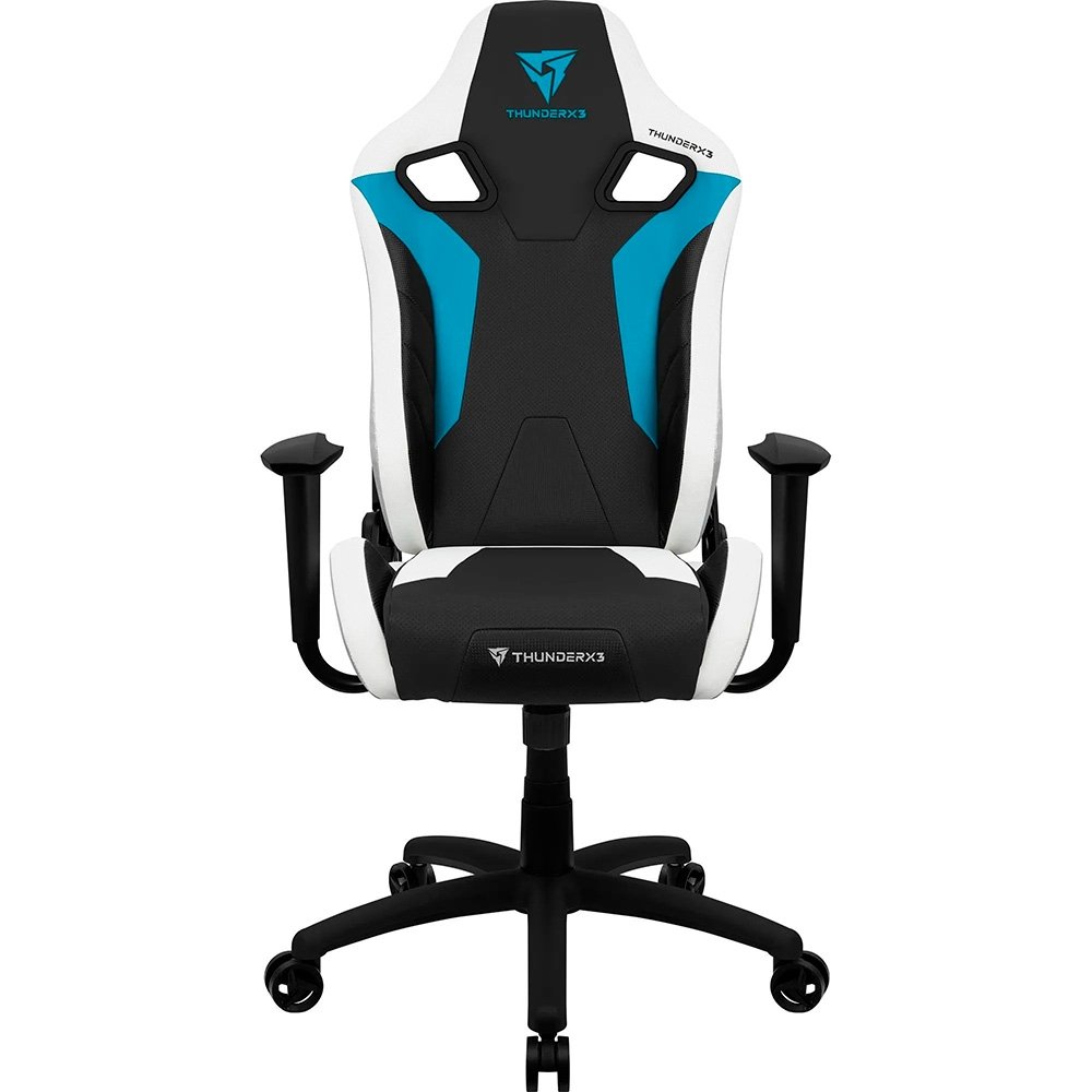 Cadeira Gamer ThunderX3 XC3, Até 120Kg, Reclinável, Com Almofadas, Cilindro de Gás Classe 4, Preta e Azul - 78313 - view 8