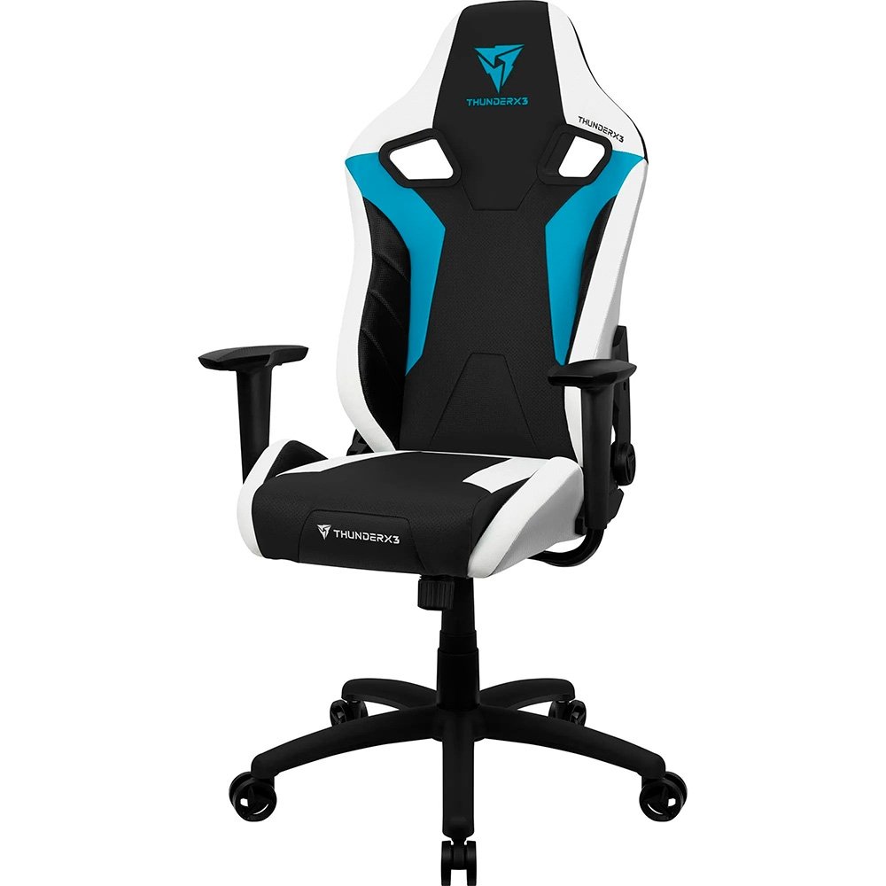 Cadeira Gamer ThunderX3 XC3, Até 120Kg, Reclinável, Com Almofadas, Cilindro de Gás Classe 4, Preta e Azul - 78313 - view 10