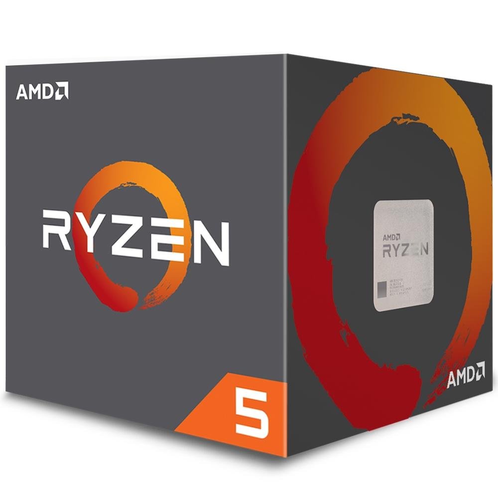 Processador AMD Ryzen 5 2600, Cooler Wraith Stealth, Cache 19MB, 3.4GHz (3.9GHz Max Turbo), AM4, Sem Vídeo - YD2600BBAFBOX Processador AMD Ryzen 5 2600, Cooler Wraith Stealth, Cache 19MB, 3.4GHz (3.9GHz Max Turbo), AM4, Sem Vídeo - YD2600BBAFBOX
