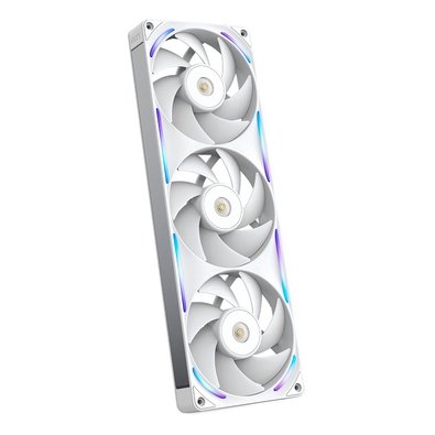 Ventoinha NZXT F360X Performance, 120mm, PWM, RGB, 3x Single-Frame, Branco - RF-U36PN-W1