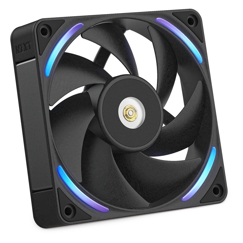 Imagem 2 de 10 do produto Ventoinha NZXT F120X Performance, 120mm, PWM, RGB, Preto - RF-U12PN-B1