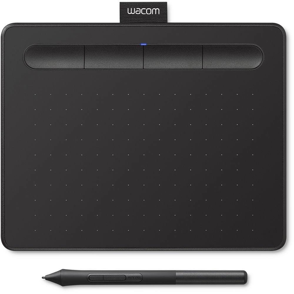 Mesa Digitalizadora Wacom Intuos, Pequena, Caneta Wacom Pen 4K, 2540 LPI, Preto - CTL4100 Mesa Digitalizadora Wacom Intuos, Pequena, Caneta Wacom Pen 4K, 2540 LPI, Preto - CTL4100