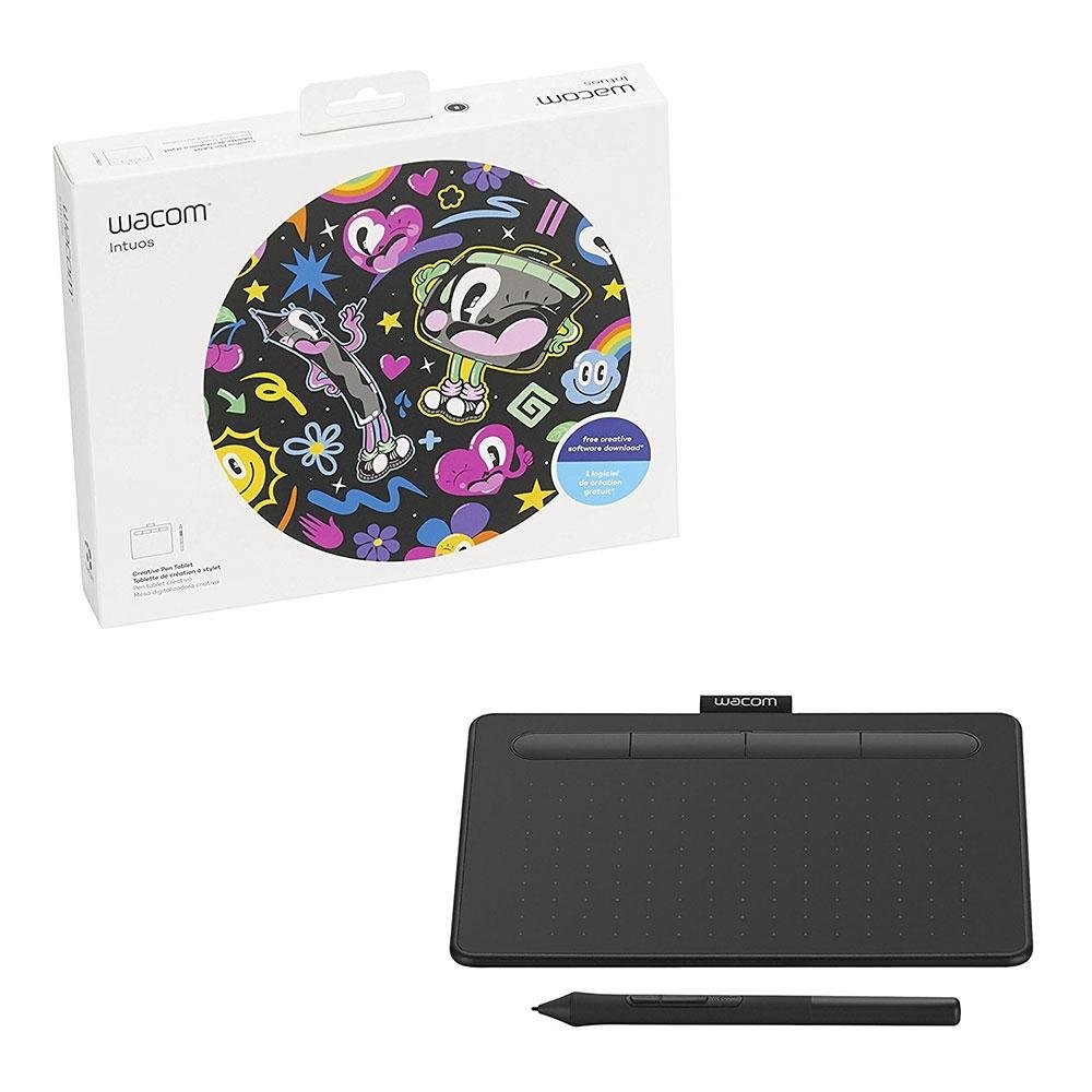 Mesa Digitalizadora Wacom Intuos, Pequena, Caneta Wacom Pen 4K, 2540 LPI, Preto - CTL4100 Mesa Digitalizadora Wacom Intuos, Pequena, Caneta Wacom Pen 4K, 2540 LPI, Preto - CTL4100