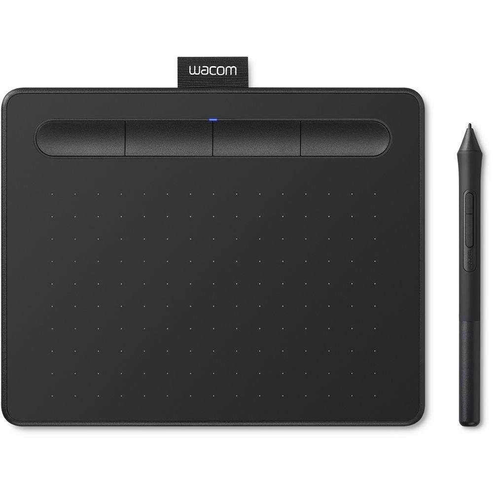 Mesa Digitalizadora Wacom Intuos, Pequena, Caneta Wacom Pen 4K, 2540 LPI, Preto - CTL4100 Mesa Digitalizadora Wacom Intuos, Pequena, Caneta Wacom Pen 4K, 2540 LPI, Preto - CTL4100