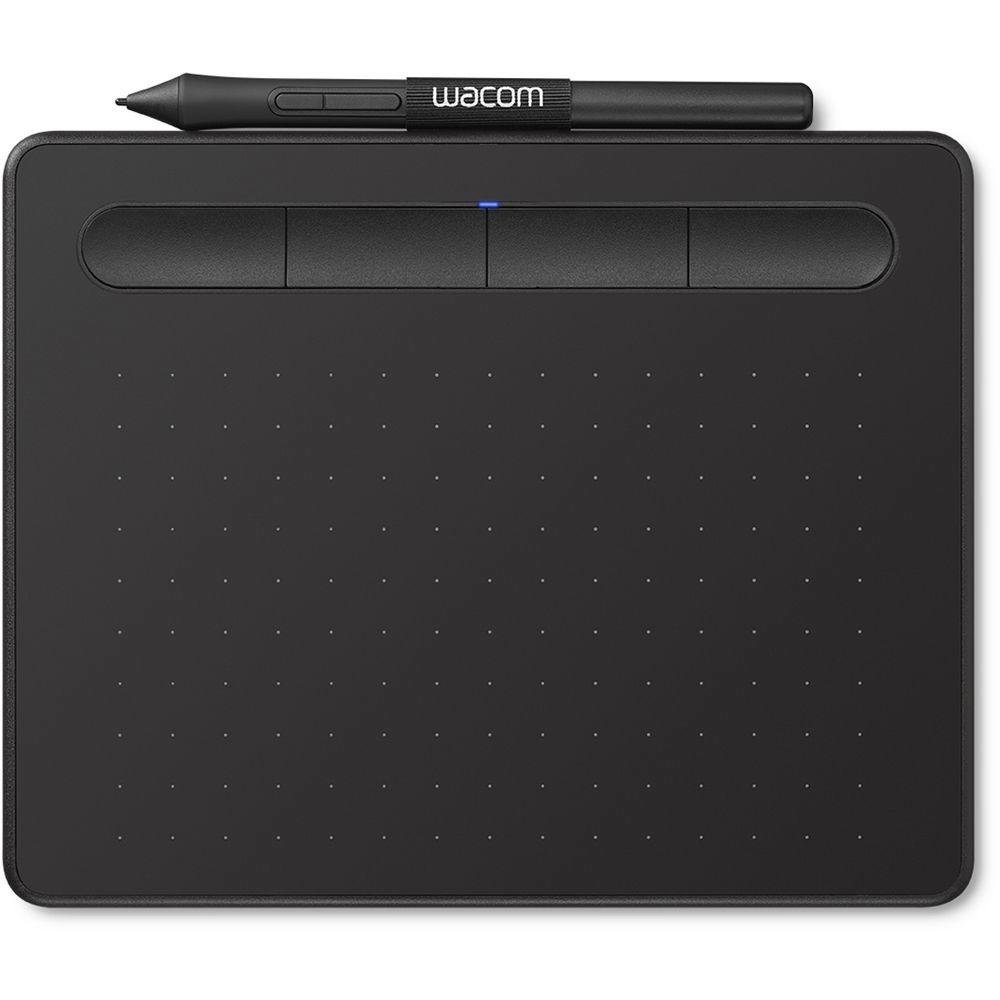 Mesa Digitalizadora Wacom Intuos, Pequena, Caneta Wacom Pen 4K, 2540 LPI, Preto - CTL4100 Mesa Digitalizadora Wacom Intuos, Pequena, Caneta Wacom Pen 4K, 2540 LPI, Preto - CTL4100