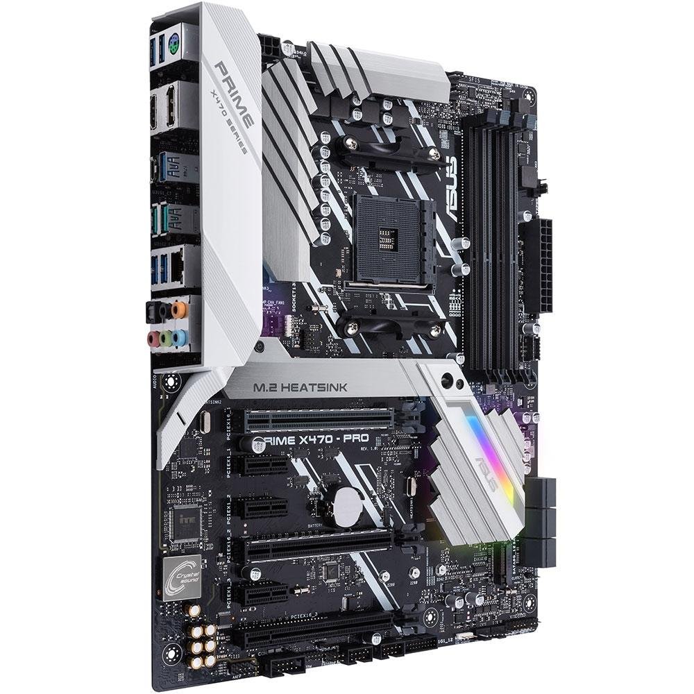 Placa-Mãe Asus Prime X470-Pro, AMD AM4, ATX, DDR4