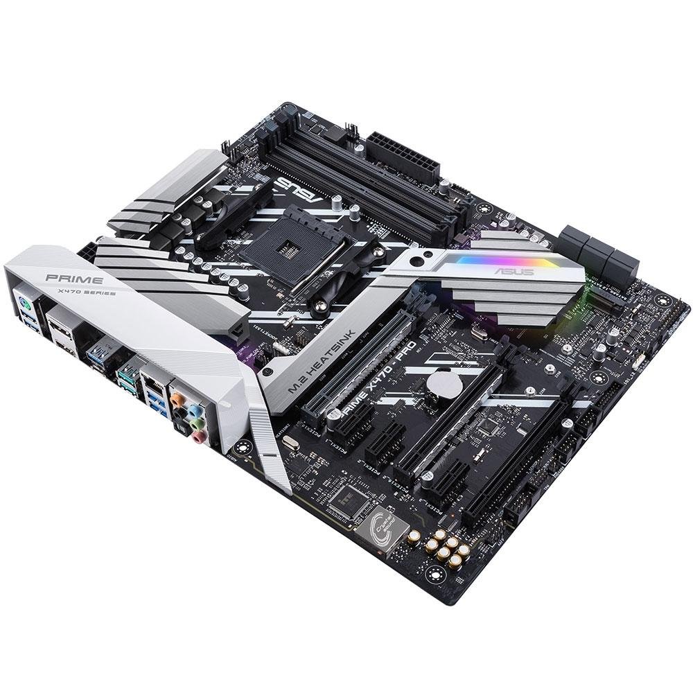 Placa-Mãe Asus Prime X470-Pro, AMD AM4, ATX, DDR4