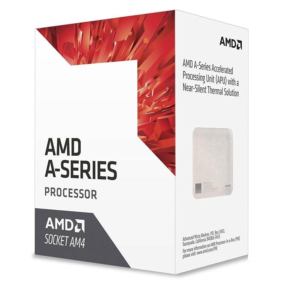Imagem 2 de 2 do produto Processador AMD A6 9500 Bristol Ridge, Dual-Core, Cache 1MB, 3.5GHz (3.8GHz Max Turbo), AM4 - AD9500AGABBOX