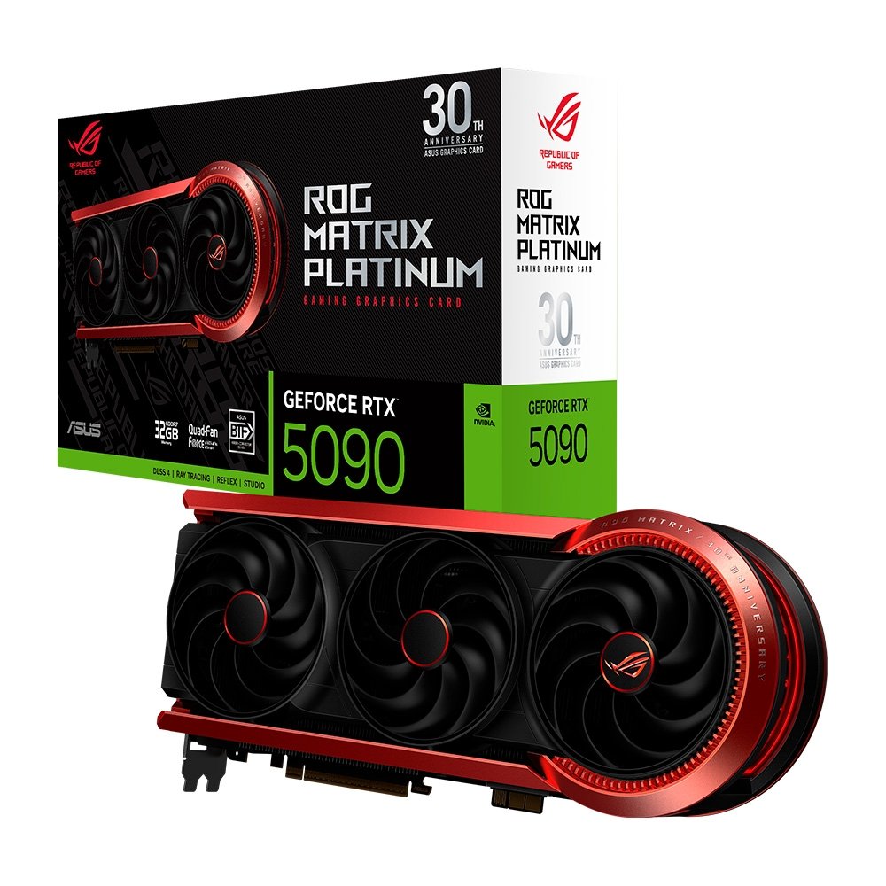 Placa de Vídeo ASUS ROG Matrix Platinum RTX 5090 32GB