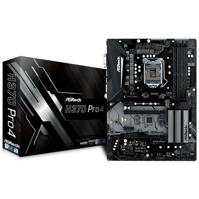 Placa Mãe ASRock H370 Pro4, Intel LGA 1151, ATX, DDR4 | KaBuM!