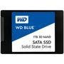 SSD WD Blue SATA, 1TB, 2.5", Leitura: 560MB/s e Gravação: 530MB/s, Preto - WDS100T2B0A