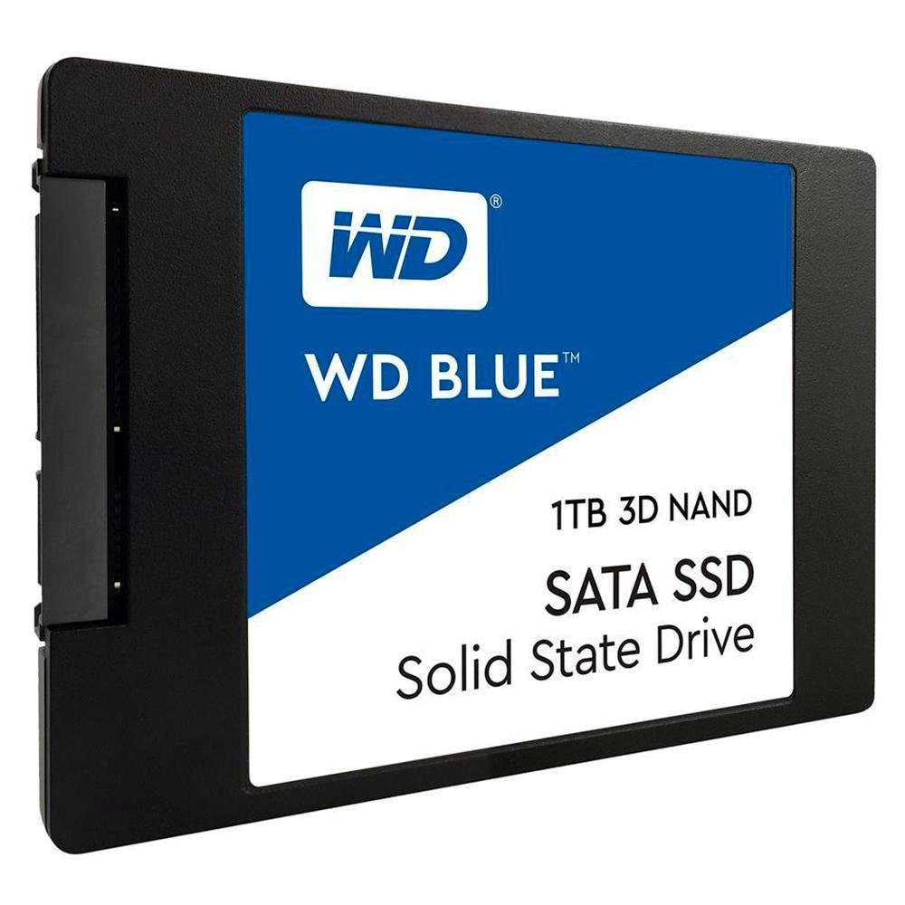 内蔵型SSD WD BLUE SATA SSD 1TB SSD 1 TB WD Blue, SATA, Leitura: 560MB/s e Gravação: 530MB/s