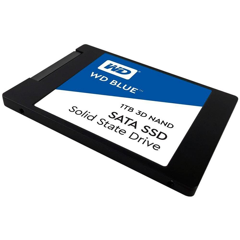 SSD 1 TB WD Blue, SATA, Leitura: 560MB/s e Gravação: 530MB/s