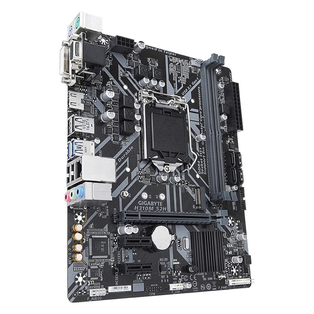 Imagem 4 de 5 do produto Placa-Mãe Gigabyte H310M S2H, Intel LGA 1151, mATX, DDR4