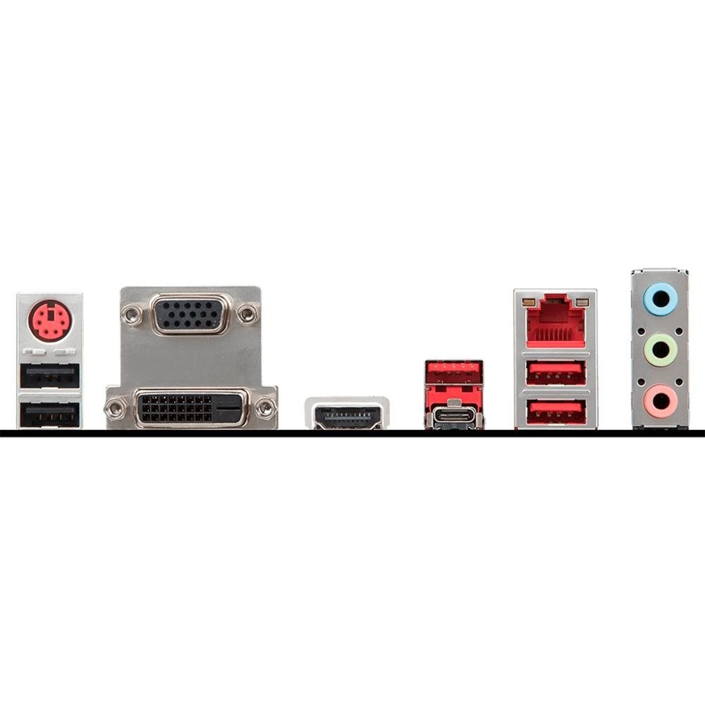 Imagem 6 de 6 do produto Placa-Mãe MSI B360M Gaming Plus, Intel LGA 1151, mATX, DDR4, Preto