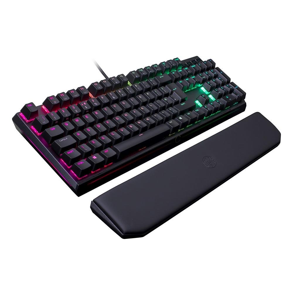 Teclado Mecânico Gamer Cooler Master MasterKeys MK750, RGB, Switch Cherry MX Blue, US - MK-750- GKCL2-US