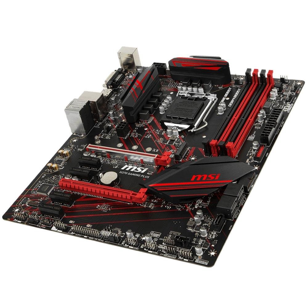 Imagem 3 de 6 do produto Placa-Mãe MSI H370 Gaming Plus, Intel LGA 1151, ATX, DDR4