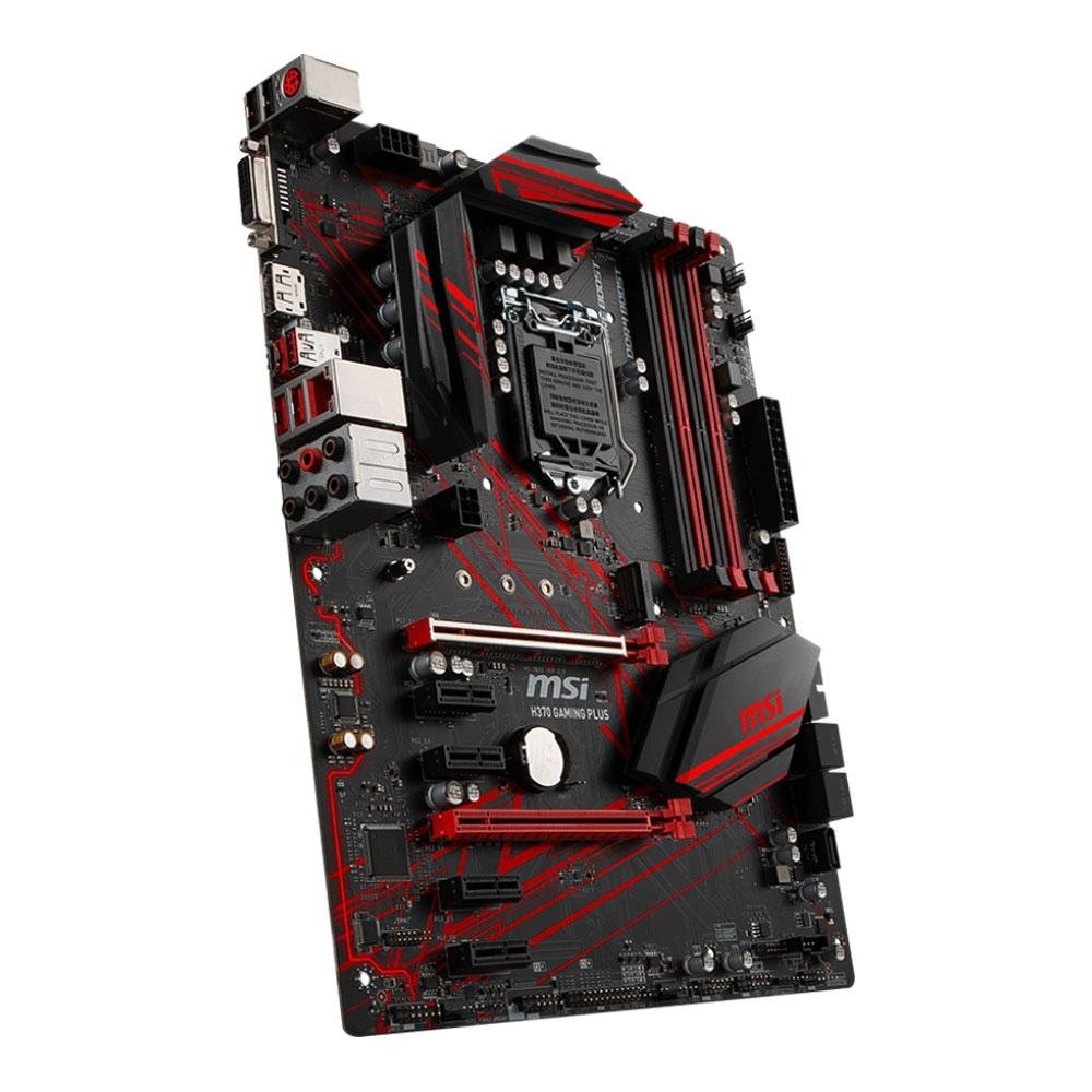 Imagem 5 de 6 do produto Placa-Mãe MSI H370 Gaming Plus, Intel LGA 1151, ATX, DDR4