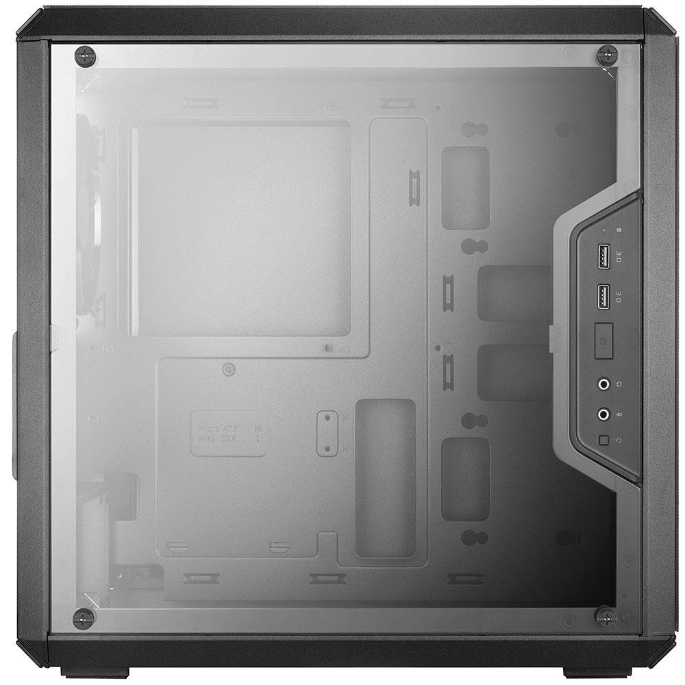 Imagem 6 de 15 do produto Gabinete Cooler Master MasterBox Q300L Mini Tower, Lateral em Acrílico - MCB-Q300L-KANN-S00