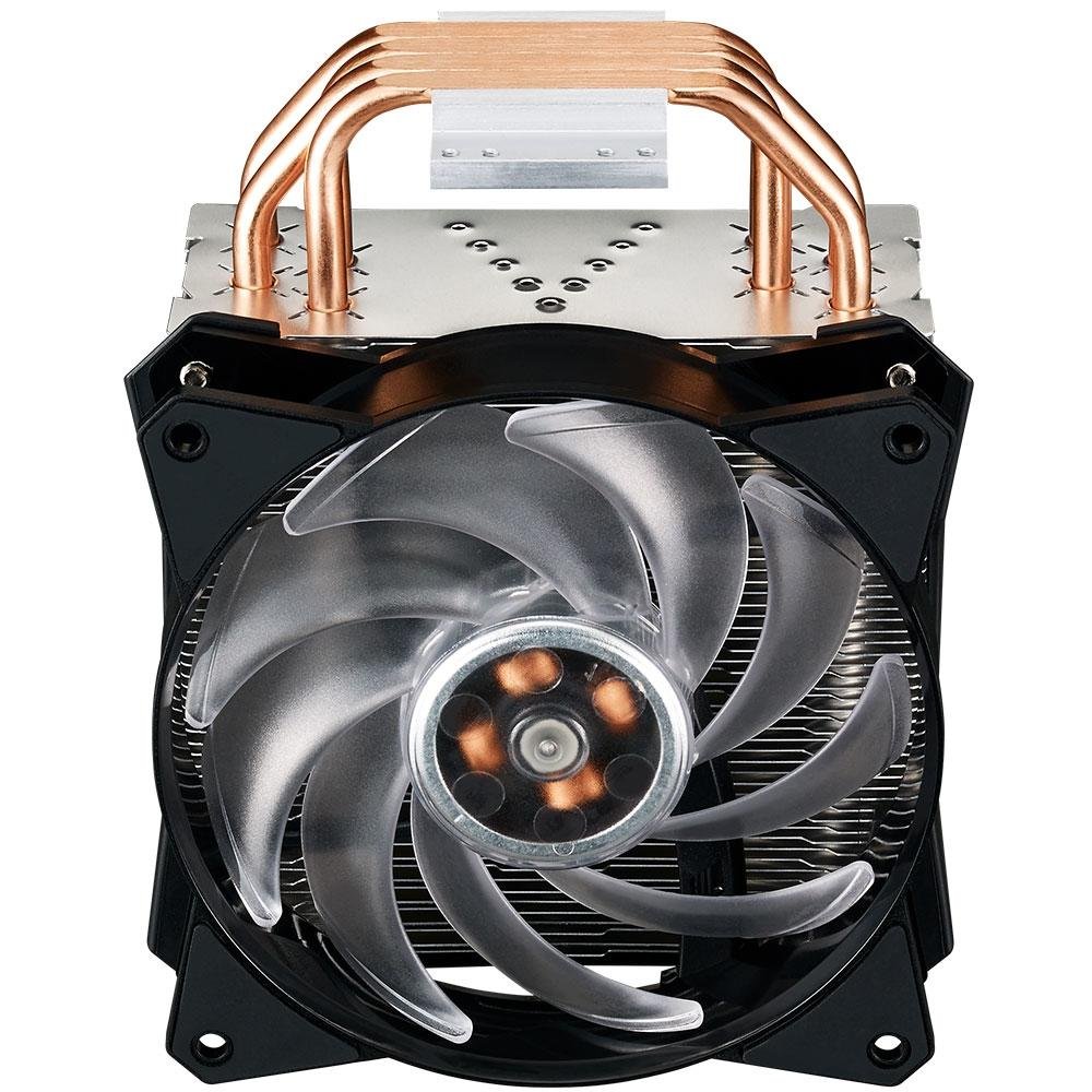 Imagem 10 de 13 do produto Air Cooler Cooler Master MasterAir MA410P, RGB, Intel/AMD, 120mm, Preto - MAP-T4PN-220PC-R1