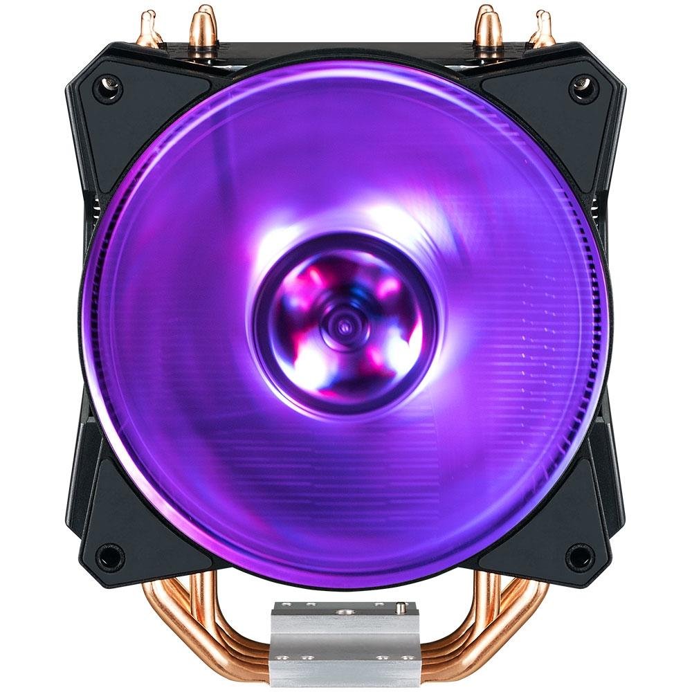 Imagem 9 de 13 do produto Air Cooler Cooler Master MasterAir MA410P, RGB, Intel/AMD, 120mm, Preto - MAP-T4PN-220PC-R1