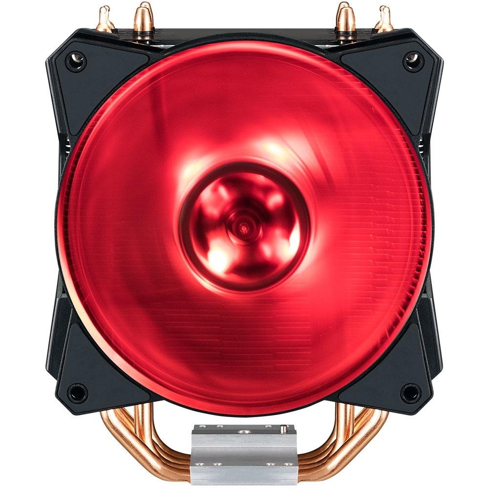 Imagem 3 de 13 do produto Air Cooler Cooler Master MasterAir MA410P, RGB, Intel/AMD, 120mm, Preto - MAP-T4PN-220PC-R1