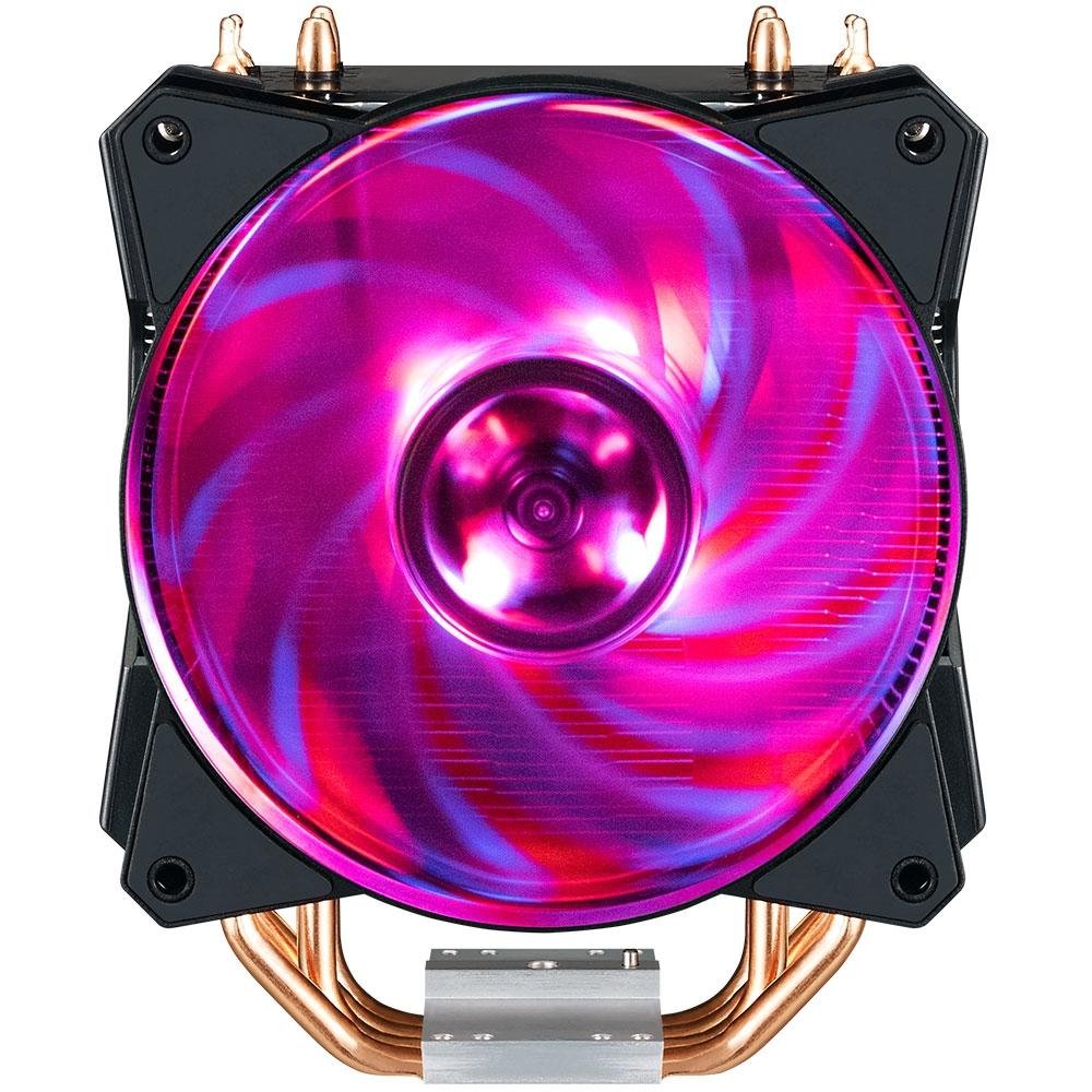 Imagem 6 de 13 do produto Air Cooler Cooler Master MasterAir MA410P, RGB, Intel/AMD, 120mm, Preto - MAP-T4PN-220PC-R1