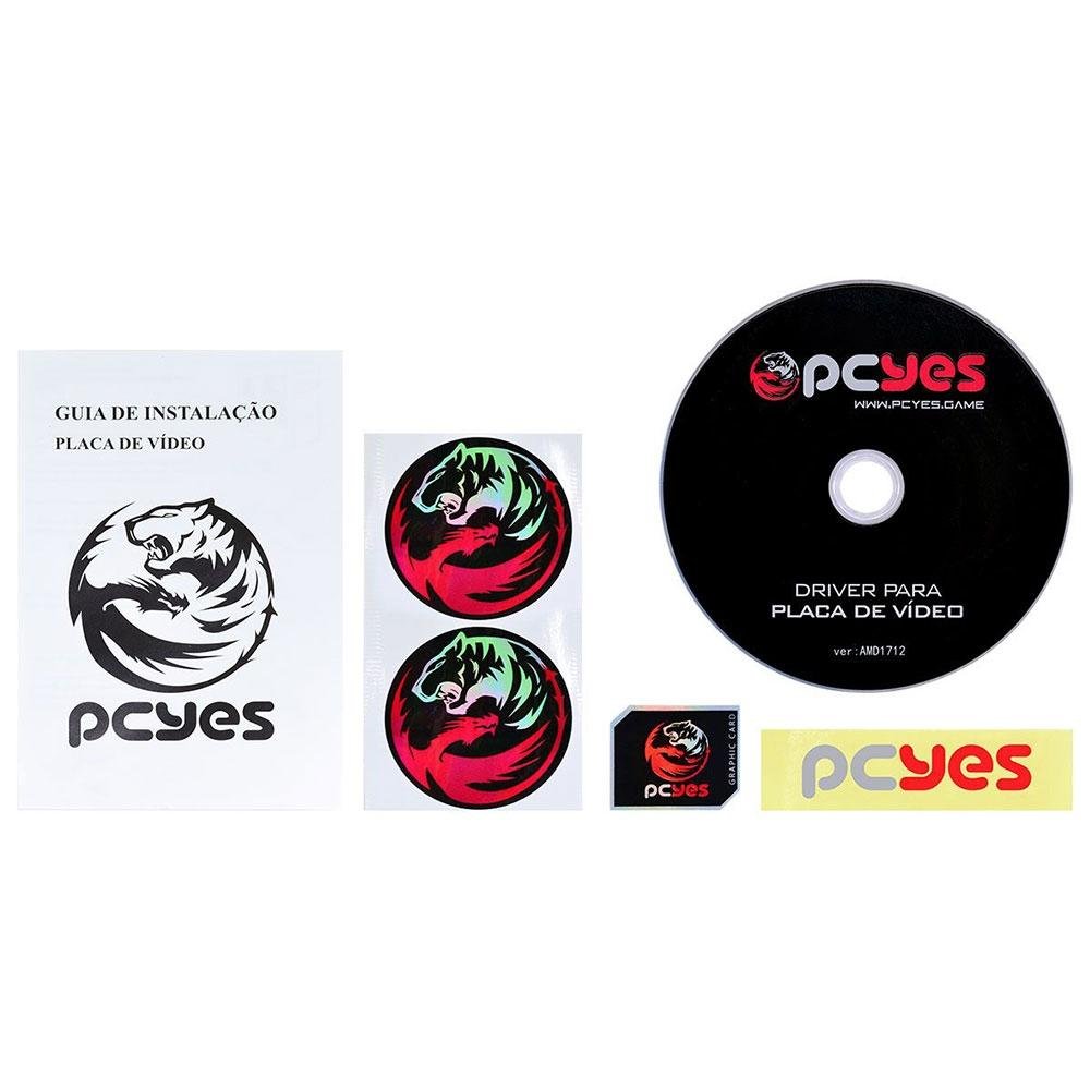 Imagem 7 de 7 do produto Placa de Vídeo VGA PCYes AMD Radeon R5 230 1GB 64 Bits DDR3 - PTYT230R56401D3