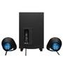 Caixa de som Logitech G560 com RGB LIGHTSYNC, Sistema 2.1 e Conexão Bluetooth, USB ou 3,5mm - 980-001310