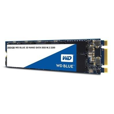 SSD WD Blue, 250GB, M.2, Leitura 550MB/s, Gravação 525MB/s - WDS250G2B0B