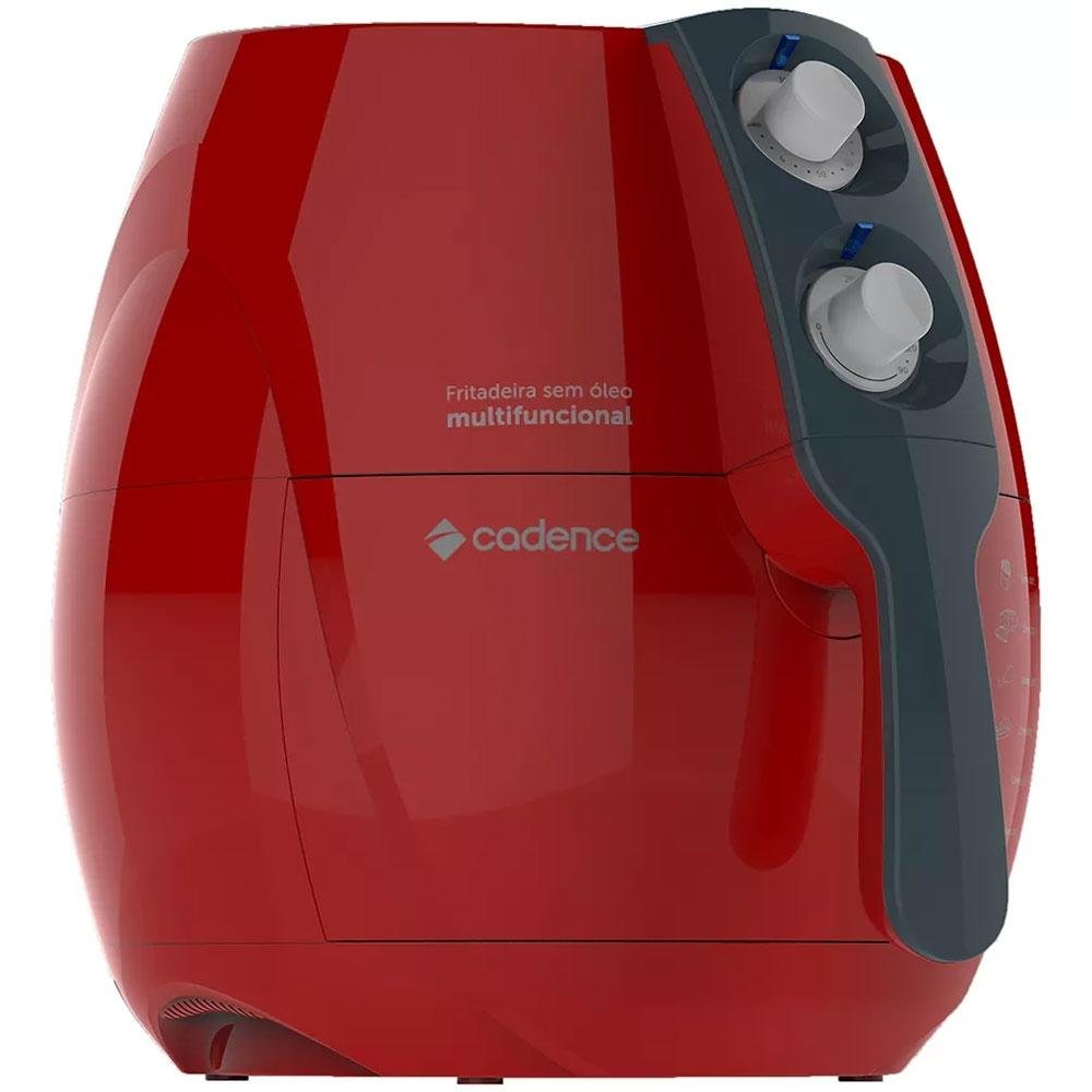 Imagem 2 de 3 do produto Fritadeira Cadence FRT541 Colors Sem Óleo Vermelha - 110V